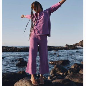 Free People Purple Sweater Set